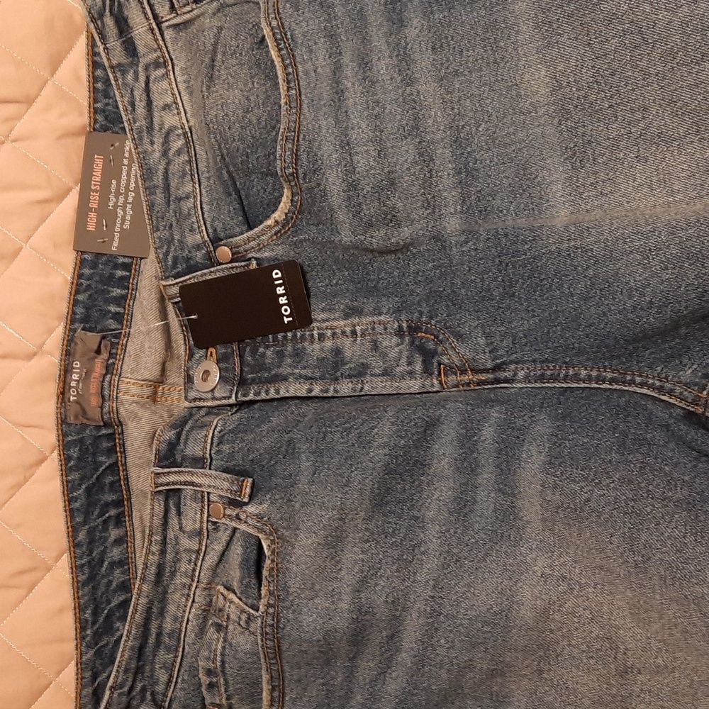 Torrid High Rise Straight Jeans - Blue